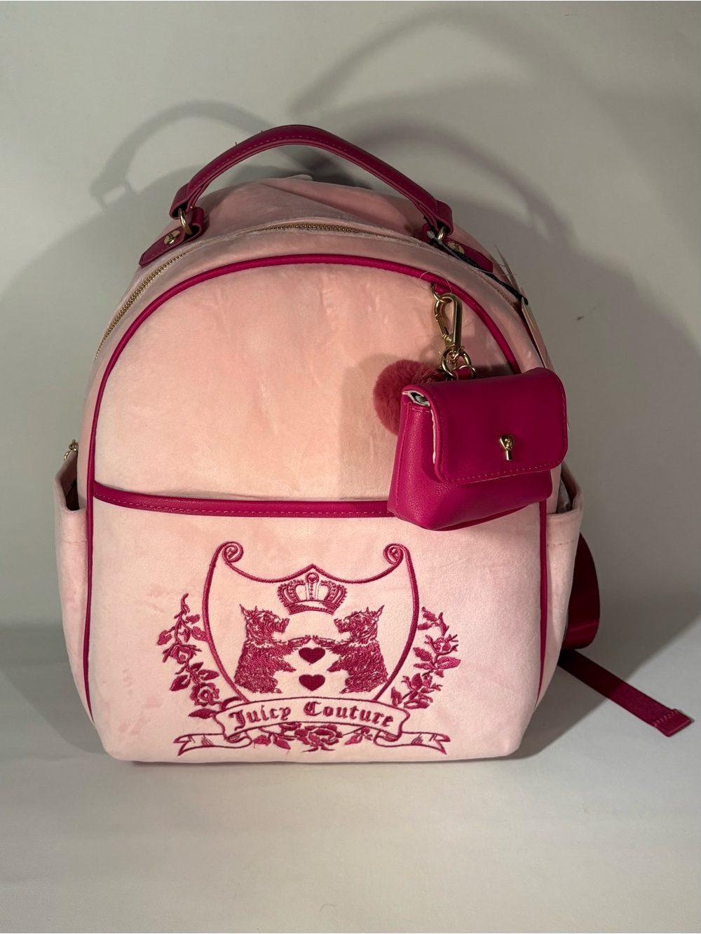 🦩 [BRAND NEW] JUICY COUTURE NEW LOVE CHAPTER BACKPACK PINK FLAMINGO BACKPACK 🦩